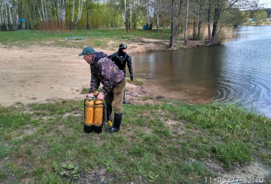 Водолазное обследование мест массового отдыха на воде в г. Арзамасе.